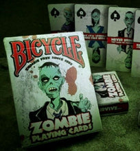 Load image into Gallery viewer, Zombie Bicycle Playing Cards - Includes Zombie Apocalypse Survival Tips!