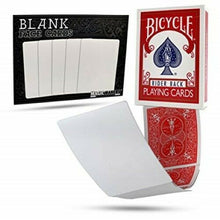 Load image into Gallery viewer, Blank Face Red Backed Bicycle Playing Cards - Make Your Own Card Tricks
