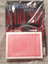 Load image into Gallery viewer, Invisible Card Deck - Magic Cards - Poker Size Red or Blue Playing Cards