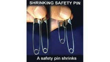 Load image into Gallery viewer, Shrinking Safety Pin - Magician Makes a Safety Pin Shrink and Then Restores It!