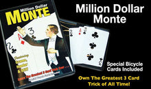 Load image into Gallery viewer, Million Dollar Monte is a wonderful card packet effect.