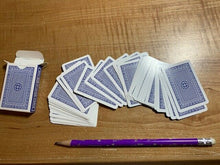 Load image into Gallery viewer, Mini Card Decks:  Svengali Deck and Stripper Deck - Available in Red or Blue!