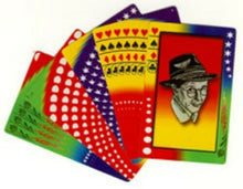 Load image into Gallery viewer, Harry Anderson Colorful Fanning Card Deck - Bridge Size Deck Makes Fans Easier!