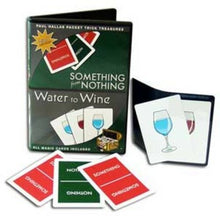 Load image into Gallery viewer, Something From Nothing and Water to Wine Card Packet Tricks With Teaching DVD!