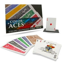 Load image into Gallery viewer, Color Aces Packet Card Trick - Bicycle Card Packet Trick and Online Learning!