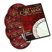 Load image into Gallery viewer, Complete Card Magic - 4 DVD Set - Learn Over 120 Effects With These Amazing DVDS