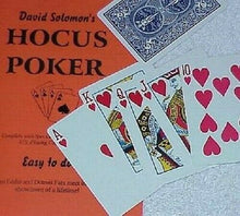 Load image into Gallery viewer, Hocus Poker - Card Packet Magic Trick by David Solomon - Easy To Do!