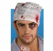 Load image into Gallery viewer, Bloody Bandage - Fake Bloody Head Bandage - Halloween, Jokes, Gags, Pranks