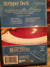 Load image into Gallery viewer, Amazing Easy to Learn Magic Tricks: Stripper Deck - Magic Deck and DVD Combo!