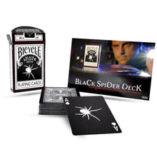 Load image into Gallery viewer, Black Spider Deck in Bicycle Card Stock - Black Spider Bicycle Playing Cards