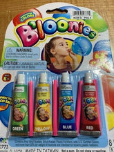 Load image into Gallery viewer, B'loonies - Four Pack of Assorted Colors - Blow Balloons! - B'loonies Are Fun!