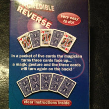 Load image into Gallery viewer, Incredible Reverse - Easy Magic Card Packet Trick - In Bicycle Card Stock!