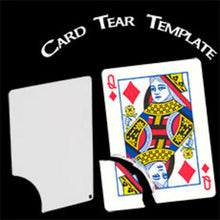 Load image into Gallery viewer, Card Tear Template - Tear A Card Corner Perfectly Every Time! - Metal Version!