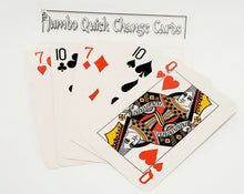 Load image into Gallery viewer, Jumbo Quick Change Card Trick - Jumbo Cards Change 3 Times! - Easy To Do
