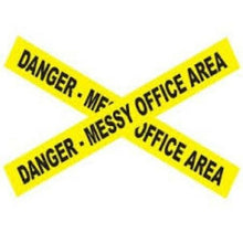 Load image into Gallery viewer, Danger - Messy Office Area Barricade Tape - Gags,Pranks- Halloween - 15 Feet!