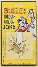 Load image into Gallery viewer, Bullet Through Window Joke - Jokes, Gags and Pranks - 3 D Practical Joke!
