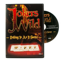 Load image into Gallery viewer, Jokers Wild in Bicycle Card Backs With DVD Combo! - The Joker's Wild With DVD!