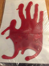 Load image into Gallery viewer, 3D Bloody Hands - Place This On A Window Or Any Glass Surface! - Very Realistic!
