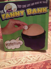 Load image into Gallery viewer, Fanny Bank - Drop Some Loot and Hear Me Toot! - The Farting Butt Bank makes a great gift!