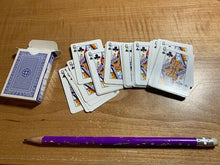 Load image into Gallery viewer, Mini Card Decks:  Svengali Deck and Stripper Deck - Available in Red or Blue!