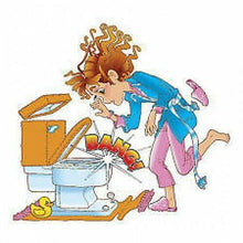 Load image into Gallery viewer, Bang Toilet Seat - When the Toilet Seat is Raised... A "BANG" Sounds Out!