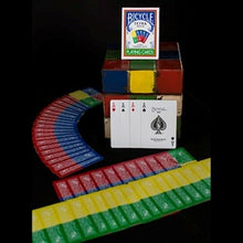 Load image into Gallery viewer, Tetra 4-Way Fanning Card Deck in Bicycle Card Stock! Colorful Fanning Card Decks