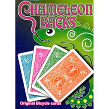 Load image into Gallery viewer, Chameleon Backs - Bicycle Card Stock! - Color Changing Card Packet Magic Trick