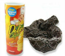 Load image into Gallery viewer, Snake in a Snack Chip Can - An Old Favorite - Very Funny - Snake in a Chip Can!