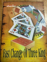Load image into Gallery viewer, Fast Change Into Kings Card Packet Trick - Quickly Change Two Cards Into Kings!