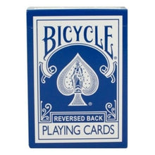 Load image into Gallery viewer, Reversed Back Bicycle Card Decks: Green / Blue / Black / Red / Yellow / Orange / Pink and Purple!