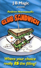 Load image into Gallery viewer, Club Sandwich by Andrew Normansell - Selected Cards Jump Between Two Jokers!
