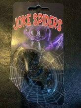 Load image into Gallery viewer, Fake Spiders! - Jokes, Gags and Pranks - Reusable! - Small and Larger Joke Spiders Available!