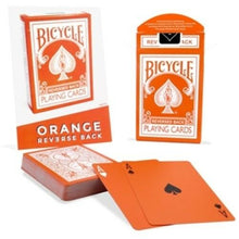 Load image into Gallery viewer, Reversed Back Bicycle Card Decks: Green / Blue / Black / Red / Yellow / Orange / Pink and Purple!