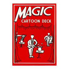 Load image into Gallery viewer, Magic Cartoon Deck - Selected Card is Pulled Out of a Hat By Cartoon Magician!