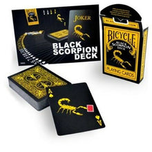 Load image into Gallery viewer, Black Scorpion Deck in Bicycle Card Stock - Black Scorpion Bicycle Playing Cards
