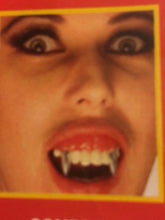 Load image into Gallery viewer, Silver Vampire Teeth - Fake Reusable Teeth - Great Theatrical Makeup Prop