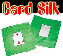 Load image into Gallery viewer, Thumb Tip 7.5" Card Silk - Two for a low price - Card Silk and a Blank Card Silk