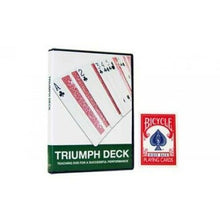 Load image into Gallery viewer, Triumph Deck AKA The Magic Mystery Deck in Bicycle Card Stock - Online Teaching! - Great Visual Card Magic!
