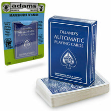 Load image into Gallery viewer, Deland's Automatic Playing Cards - Marked,Stacked & Stripped Plastic Coated Deck