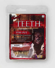 Load image into Gallery viewer, Werewolf - Fake Reusable Teeth - Great Theatrical Makeup Prop