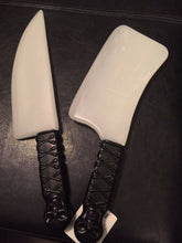Load image into Gallery viewer, Glow in the Dark Weapons - Knife, Cleaver, Sickle - Perfect for Cosplay!