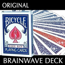 Load image into Gallery viewer, Brainwave Deck - Bicycle Poker Size - Red or Blue Playing Cards - Visual Mentalism - Easy to Do!