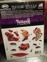 Load image into Gallery viewer, NiteFall Costume Tattoos - Good Theatrical Makeup Prop - Apply and Remove Easily
