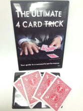 Load image into Gallery viewer, Ultimate 4 Card Trick by George Bradley - Bicycle Packet Trick and DVD Combo!