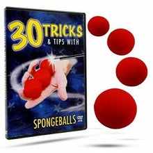 Load image into Gallery viewer, 30 Tricks and Tips With Sponge Balls - 30 Tricks & Tips Combo - Includes DVD!