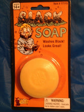 Load image into Gallery viewer, Black Soap - Jokes, Gags, Pranks - Cream Colored Soap Lathers Up Black! - Great!