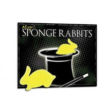 Load image into Gallery viewer, Magic Sponge Rabbits - magic trick - Rabbits appear, vanish, and multiply!
