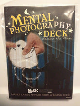 Load image into Gallery viewer, Mental Photography Magic Card Deck - Poker Size Red or Blue Playing Cards