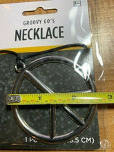 Load image into Gallery viewer, Groovy 60's Peace Necklace - Great Theatrical Prop - Halloween Prop - Cosplay