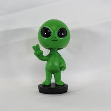 Load image into Gallery viewer, Bobble Head Alien - Now You Can Stick an Alien on Your Desk or Dashboard - Cool Cute Green Novelty Toy